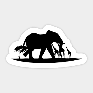 Sunset on the Serengeti Sticker